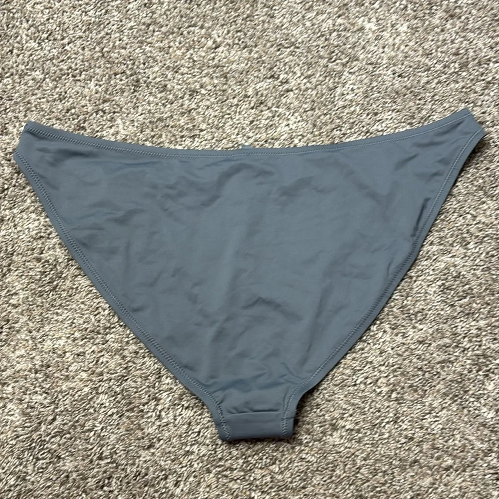 NWT Skims bikini bottom mid coverage gunmetal sz 3X